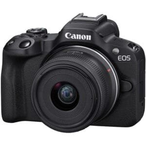 Canon EOS R50 Mirrorless Camera with 18–45mm Lens