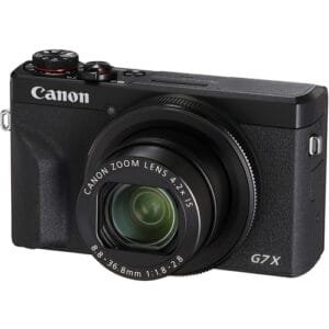 Canon PowerShot G7 X Mark III Digital Camera (Black) – Professional Vlogging Camera