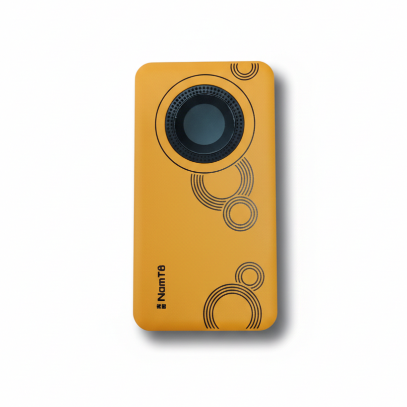 NamTu T12R Orange & Black LED Light with Iron Stand
