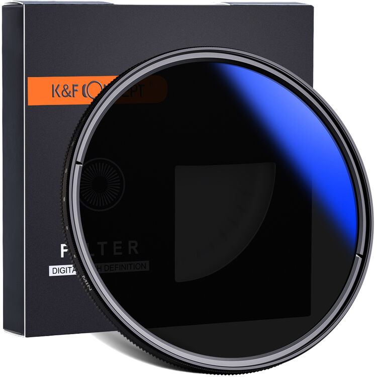 K&F Concept Variable ND2–ND400 49mm 1–9 Stop Multi-Coated Filter (KF01.1398)