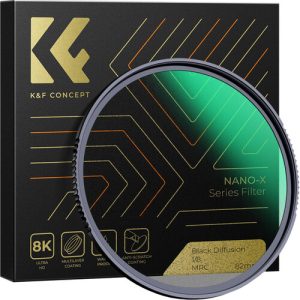 K&F Concept Nano-X Black Diffusion Filter 82mm 1/2 Grade (KF01.1656)