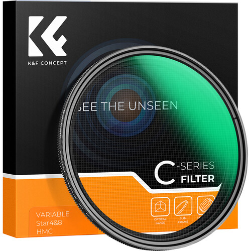 K&F Concept Nano-C Variable Star Filter 4–8 Point 58mm (KF01.2329)