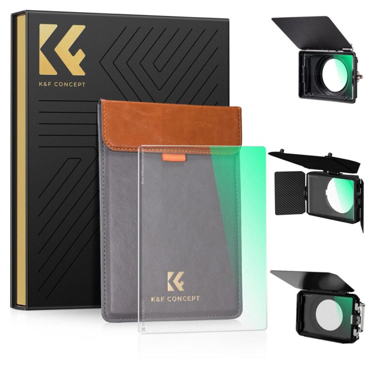 K&F Concept Black Mist 1/4 4×5.65″ Square Cinema Filter Slim HD Multi-Coated (KF01.2451)