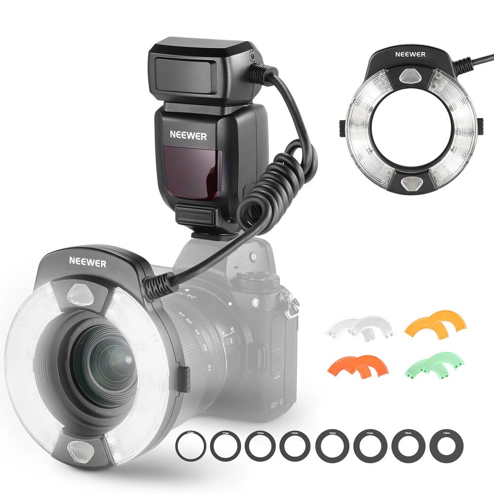 Neewer RF1-C TTL Marco Ring Flash for Canon