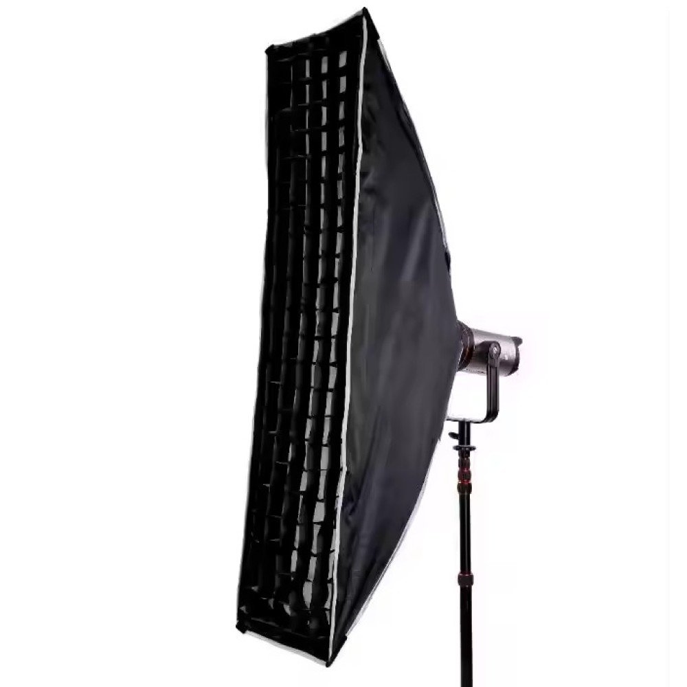 Triopo KD3-30×160cm Stripbox Quick Setup with Honeycomb Grid — Bowens Mount