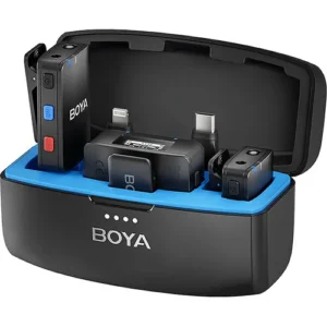 BOYA BOYAMIC 2-Person Wireless Microphone System for Cameras and Mobile Devices (2.4 GHz)
