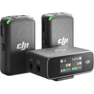 DJI Mic Version 1/2-Person Compact Digital Wireless Microphone System/Recorder for Camera & Smartphone (2.4 GHz)