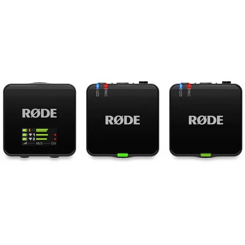 RODE Wireless GO Gen 3 – 2-Person Wireless Mic System (Black)