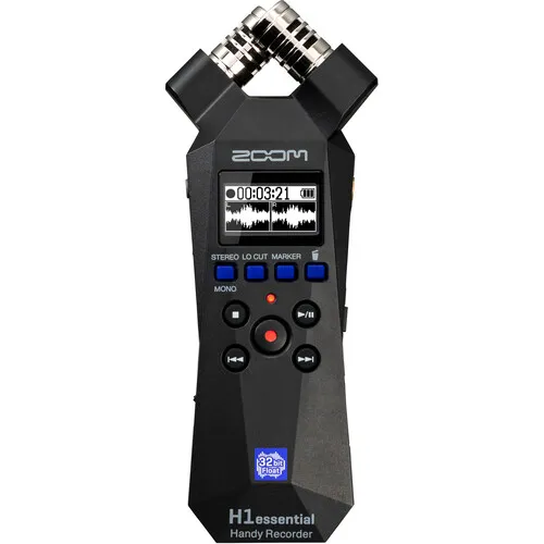 Zoom H1essential 2-Track 32-Bit Float Portable Audio RecordeR