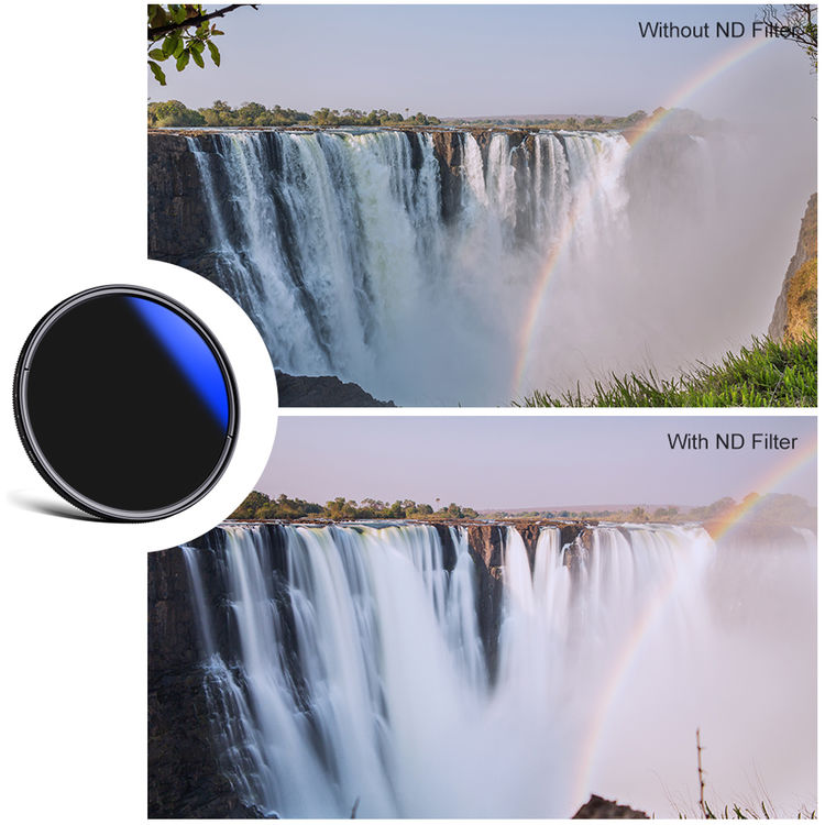K&F Concept Blue Multi-Coated Variable ND Filter 82mm, 1- to 8.6-Stop (KF01.1406)