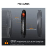 K&F Concept 67mm 3-in-1 Lens Filter (ND2-32 + CPL + Black Diffusion 1/4) Nano-C (KF01.2067)