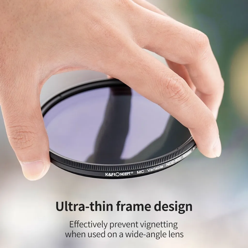 K&F Concept Variable ND2–ND400 40.5mm 1–9 Stop Multi-Coated Filter (KF01.1395)