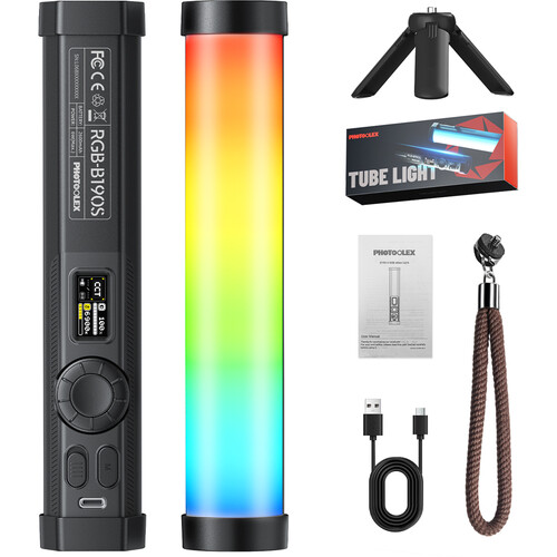 PHOTOOLEX B190S RGB LED Tube Light (7.6″)