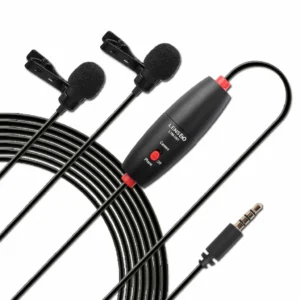 LENSGO DM1 Lavalier Microphone and Dual Microphone
