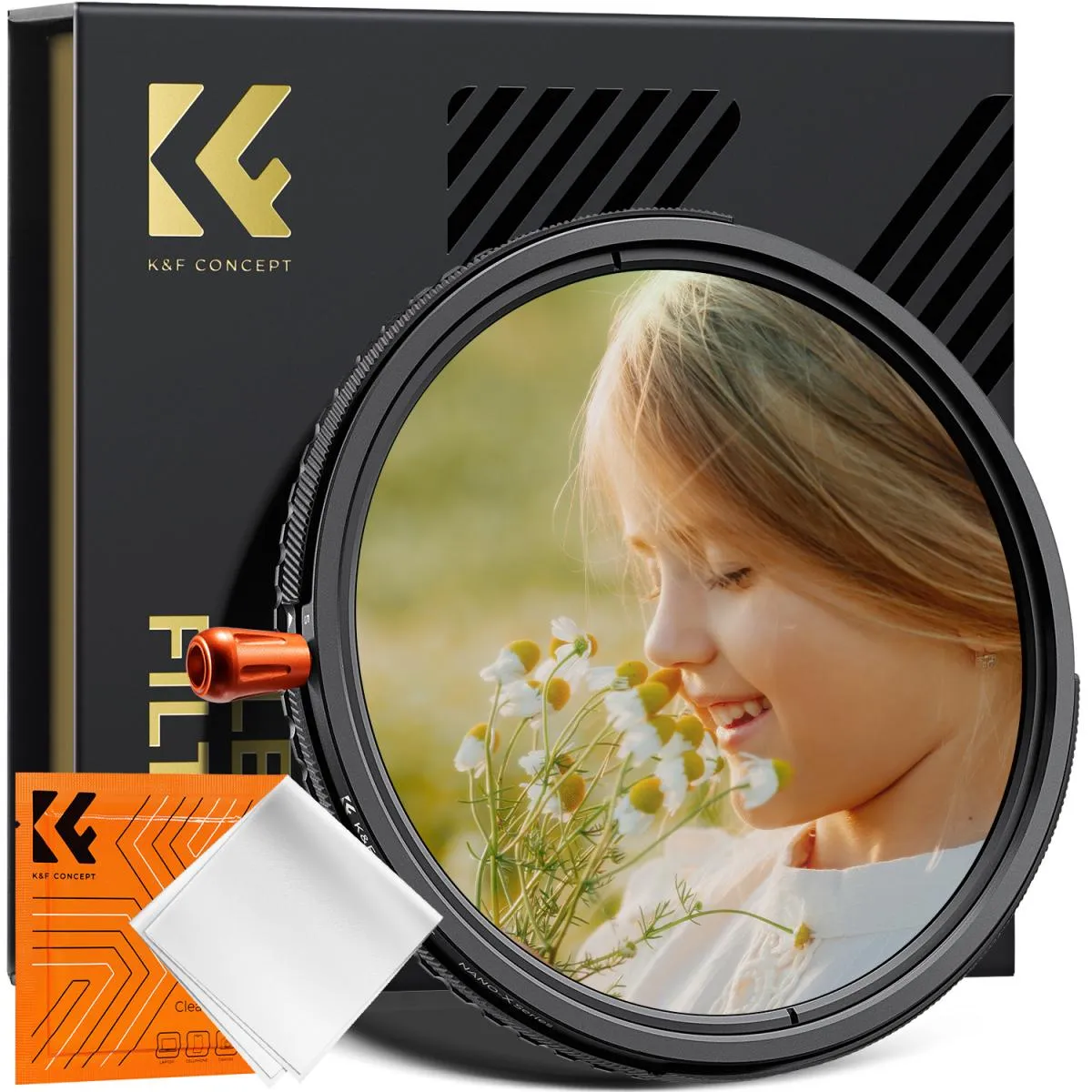K&F Concept 67mm 3-in-1 Lens Filter Variable ND2-32, CPL, Black Mist 1/4, 28-Layer Nano Coating – (KF01.2925V2)
