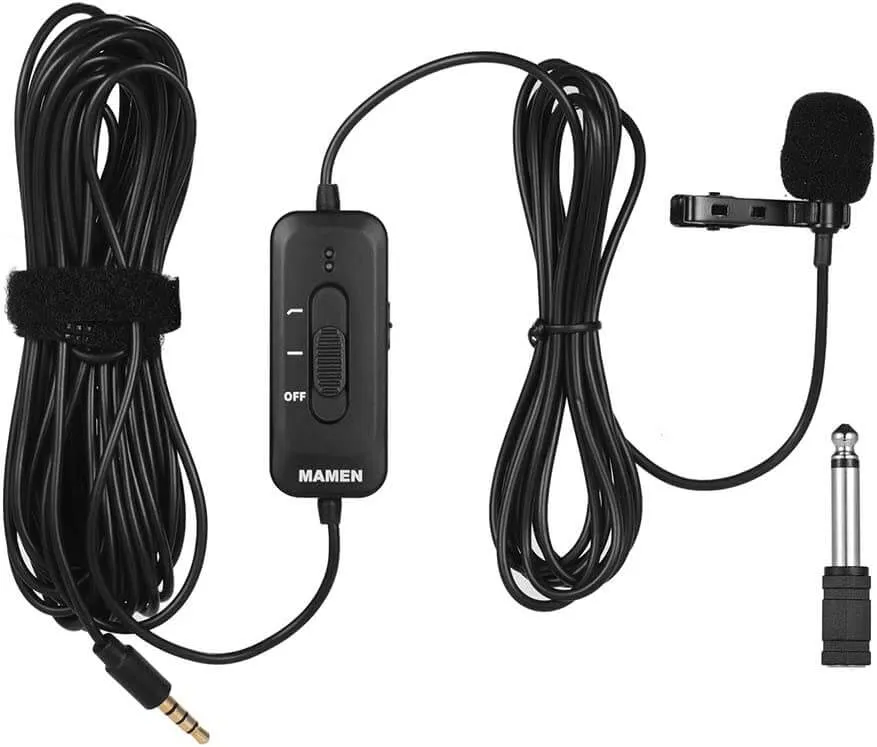 MAMEN KM-D2 Lavalier Microphone 3.5mm