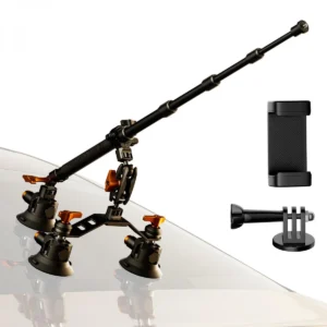 K&F Concept 3-in-1 Car Suction Cup Camera Mount Action Cam/Phone (KF31.197)