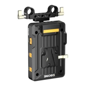 ZGCINE V-Mount Battery Plate with 15mm Rod Clamp and Adjustable Arm (VM-VP1 Kit3)