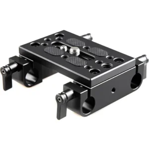 SmallRig Mounting Plate with Dual 15mm Rod Clamps 1674