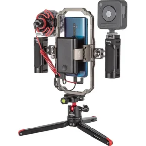 SmallRig All-In-One Video Kit For Smartphone Creators SmallRig Multifunctional Universal Metal Smartphone Holder 3384B