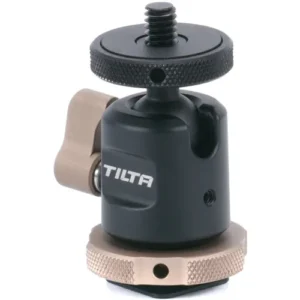 Tilta Mini Ball Head Mount with Cold Shoe TA-MBH-CS-B
