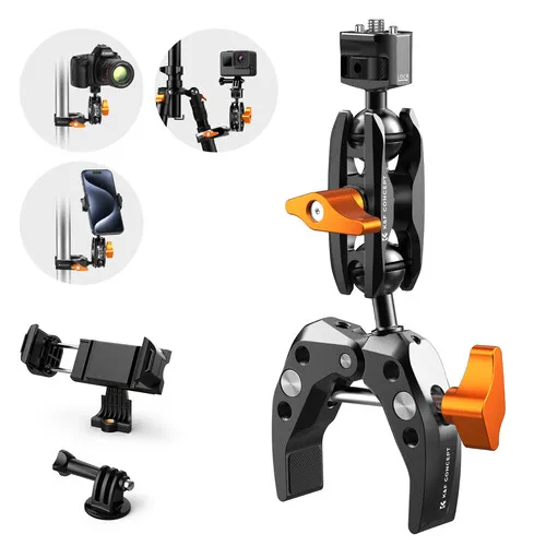 K&F Concept MS13 Multifunctional Super Clamp with Ball Head Magic Arm (KF31.083)