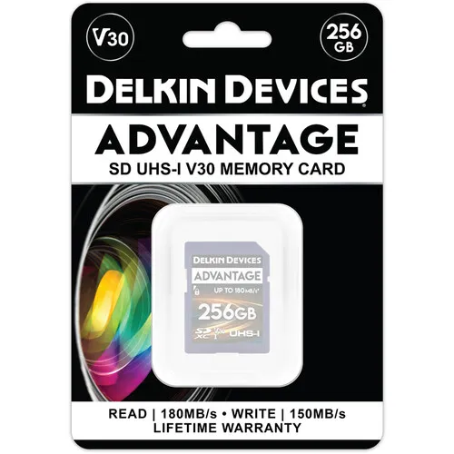 Delkin Devices 256GB ADVANTAGE UHS-I SDXC Memory Card
