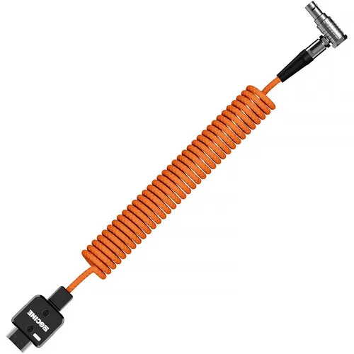 ZGCINE DT-LM D-Tap to 2-Pin LEMO Coiled Power Cable (23.6″)