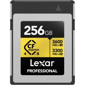 Lexar 256GB Professional CFexpress Type B Card GOLD Series