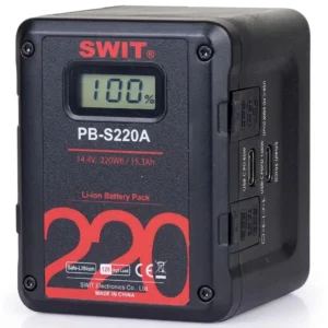 SWIT PB-S220S 14.4V 220Wh Multi D-Tap Heavy-Duty Digital Battery (V-Mount)