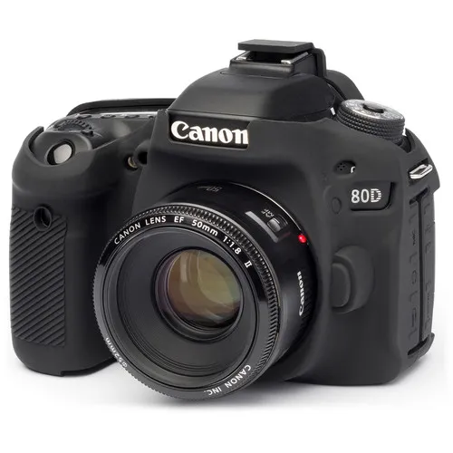 EasyCover Camera Case For Canon 80D (Black)