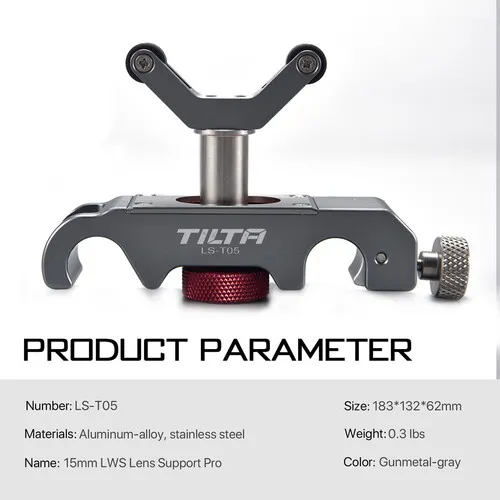 Tilta 15mm LWS Rod Lens Support LS-T05