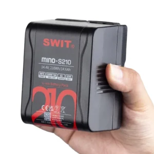SWIT MINO-S210 Pocket V-Mount Battery – 210Wh High-Load Compact Power for Cine Cameras