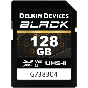 Delkin Devices 128GB BLACK UHS-II SDXC Memory Card
