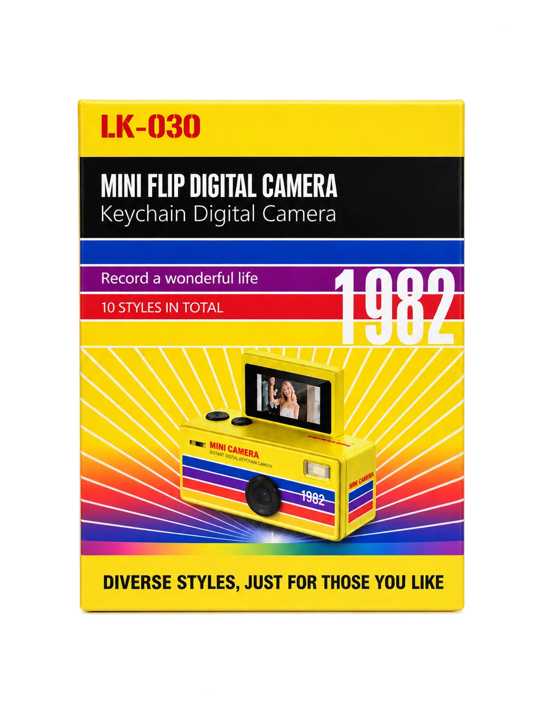 KPro LK-030 Mini Flip Screen Toy Camera 720P