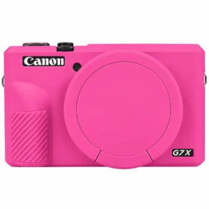 Generic Silicone Protection Case for Canon PowerShot G7X III (Rose)