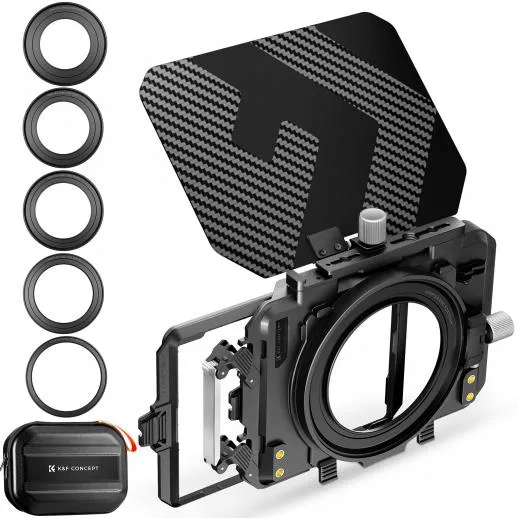 K&F Concept Nano-Xcel Matte Box Kit for 4×5.65″ Filters (SKU.2180)