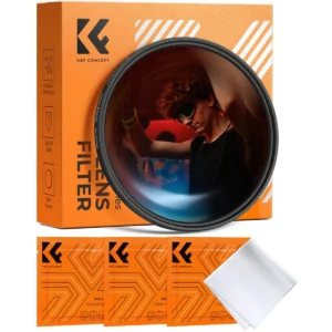 K&F Concept 72mm Spiral Halo Effect Filter with Three Vacuum Cleaning Cloths – Nano-B Series (KF01.2712)