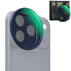 K&F Concept CPL Filter for iPhone 17 Pro/Pro Max, 28-Layer Green Coating – Dark Blue (KF15.0055)