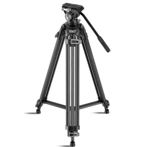 Sirui AVT-12 Quick Release Carbon Fiber Video Tripod – Heavy Duty 73″ Fluid Head for DSLR & Camcorders