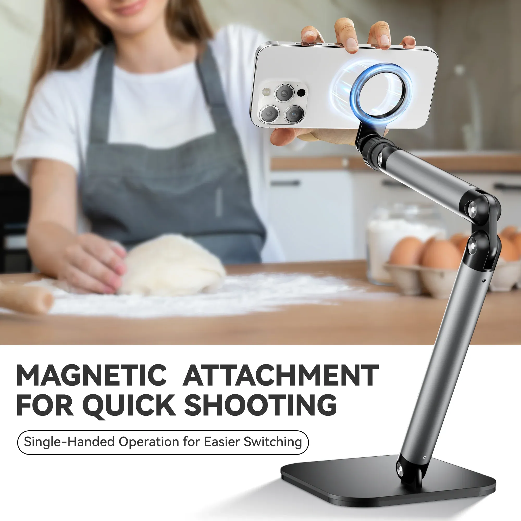 TELESIN Magnetic Desktop Phone Stand P3-DS-01