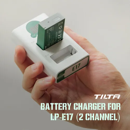 Tilta-LP-E17-Kit-with-2-Batteries-and-2-Bay-USB-Charger-Forest-Green-TBC-E17-A-FG-11