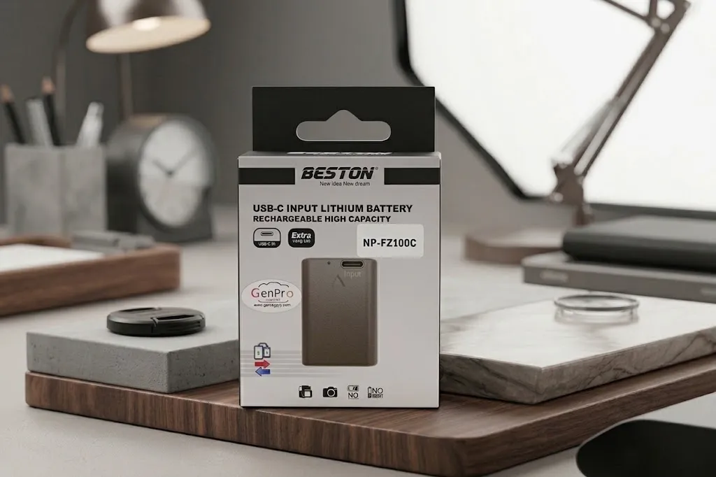 Beston Battery NP-FZ100 Sony Camera Battery with Type-C Charging Input