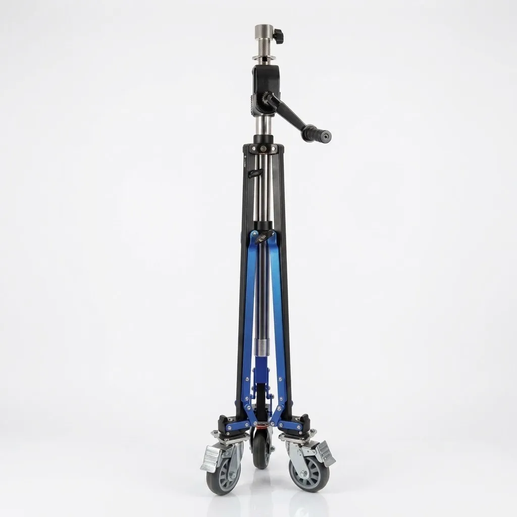 Meking MYC-1017B Heavy-Duty Studio Stand with Junior Receiver & Baby Pin Mount – 3-Section, Max Height 167cm, 40kg Load