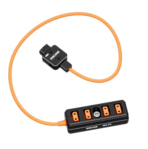 ZGCINE Male D-Tap to 4-Port Female D-Tap Splitter Adapter 23.6″ (MD-P4)